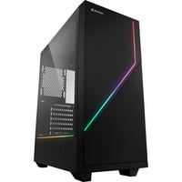 Sharkoon RGB FLOW Reacondicionado, Cajas de torre negro