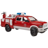 bruder RAM 2500 vehículo de bomberos con luz y sonido, Automóvil de construcción 