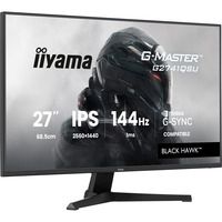 iiyama G-MASTER G2741QSU-B1 pantalla para PC 68,6 cm (27") 2560 x 1440 Pixeles Negro, Monitor de gaming negro (mate), 68,6 cm (27"), 2560 x 1440 Pixeles, Negro