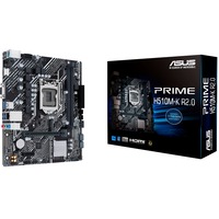 ASUS PRIME H510M-K R2.0 Intel H510 LGA 1200 (Socket H5) micro ATX, Placa base negro/Gris, Intel, LGA 1200 (Socket H5), Intel® Celeron®, Intel® Core™ i3, Intel® Core™ i5, Intel® Core™ i7, Intel® Core™ i9,..., DDR4-SDRAM, 64 GB, DIMM