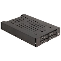 DeLOCK Marco extraíble de 3,5″ para 4 x M.2 NVMe SSD, Chasis intercambiable 