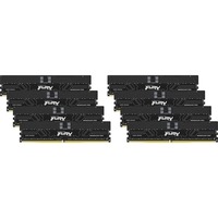 Kingston FURY FURY 128GB 6000MT/s DDR5 ECC Reg CL32 DIMM (Kits de 8) Renegade Pro XMP, Memoria RAM negro, 128 GB, 8 x 16 GB, DDR5, 288-pin DIMM, Negro
