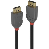 Lindy Cable DisplayPort 1.4, línea Anthra negro