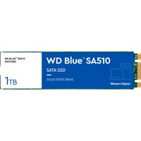 WD Blue SA510 M.2 1000 GB Serial ATA III, Unidad de estado sólido azul/blanco, 1000 GB, M.2, 560 MB/s, 6 Gbit/s