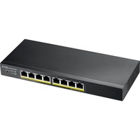 Zyxel GS1915-8EP Gestionado L2 Gigabit Ethernet (10/100/1000) Energía sobre Ethernet (PoE) Negro, Interruptor/Conmutador Gestionado, L2, Gigabit Ethernet (10/100/1000), Bidireccional completo (Full duplex), Energía sobre Ethernet (PoE)