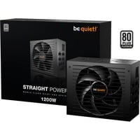 be quiet! Straight Power 12 unidad de fuente de alimentación 1200 W 20+4 pin ATX ATX Negro, Fuente de alimentación de PC negro, 1200 W, 110 - 240 V, 1270 W, 50/60 Hz, 15/7.5 A, 150 W