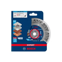 Bosch EXPERT MULTIMATERIAL X-LOCK Corte del disco, Hoja Corte del disco, Ladrillo, Piedra, Concreto, Hormigón duro, 11,5 cm, Bosch, 2,22 cm, 2,4 mm