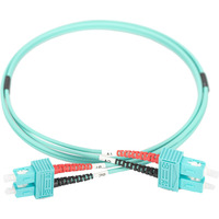 Digitus Cable de parche LWL, dúplex, conector SC > SC, multimodo OM3 turquesa