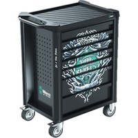 Wera Tool Rebel 9700 Carro de taller 1, con equipamiento, Carros de herramienta negro