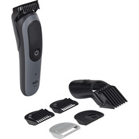 Braun Serie 5 Todo en Uno 5520, Cortador de pelo negro/Gris, Gris Oscuro, AC/Batería, 120 min, Batería integrada, 5 min, Ión de litio