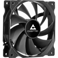 Chieftec ZF-1225PWM sistema de refrigeración para ordenador Carcasa del ordenador Ventilador 12 cm Negro 1 pieza(s) Ventilador, 12 cm, Negro