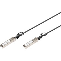 Digitus Cable SFP+ 10G DAC 0,5 m negro, 5 m, 0,5 m, SFP+, SFP+