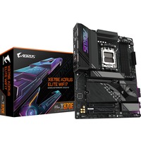 GIGABYTE X870E AORUS ELITE WIFI7 Placa Base - Compatible con CPUs AMD Ryzen 9000, 16+2+2 fases VRM digitales, hasta 8000Hz DDR5 (OC), 3xPCIe 5.0 + 1xPCIe 4.0, Wi-Fi 7, LAN 2.5GbE, USB 4 negro, 16+2+2 fases VRM digitales, hasta 8000Hz DDR5 (OC), 3xPCIe 5.0 + 1xPCIe 4.0, Wi-Fi 7, LAN 2.5GbE, USB 4, AMD, Zócalo AM5, AMD Ryzen 7000 Series, AMD Ryzen 8000 Series, AMD Ryzen 9000 Series, Zócalo AM5, 256 GB, DDR5-SDRAM
