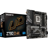 GIGABYTE Z790 D AX Placa base - Soporta CPUs Intel Core de 14ª generación, VRM digital de 12+1+1 fases, hasta 7600MHz DDR5 (OC), 3xPCIe 4.0 M.2, Wi-Fi 6E, LAN de 2.5GbE, USB 3.2 Gen 2 VRM digital de 12+1+1 fases, hasta 7600MHz DDR5 (OC), 3xPCIe 4.0 M.2, Wi-Fi 6E, LAN de 2.5GbE, USB 3.2 Gen 2, Intel, LGA 1700, Intel® Celeron®, Intel® Core™ i3, Intel® Core™ i5, Intel® Core™ i7, Intel® Core™ i9,..., LGA 1700, 192 GB, DDR5-SDRAM