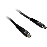 Inter-Tech Cable USB 3.2 Gen2x2, conector USB-C > conector USB-C negro