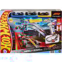 Mattel Racing F1 Sprint Rennstrecke, Pistas de carreras Set de pistas y vehículo, 4 año(s), Plástico, Multicolor