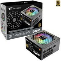 Thermaltake Germanium Pro RGB 1000W, Fuente de alimentación de PC negro