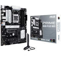 ASUS PRIME B650-PLUS WIFI AMD B650 Zócalo AM5 ATX, Placa base negro/Plateado, AMD, Zócalo AM5, AMD Ryzen 7000 Series, AMD Ryzen 8000 Series, AMD Ryzen 9000 Series, Zócalo AM5, DDR5-SDRAM, 192 GB