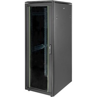 Digitus Armario de red de la serie Unique - 600 x 800 mm (an. x pr.), Armario IT negro, Rack o bastidor independiente, 32U, 800 kg, Negro