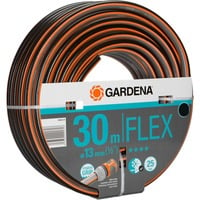 GARDENA Manguera de jardín Flex 30M 1/2 negro/Naranja, 18036-20