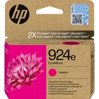 HP Cartucho de Tinta Original EvoMore 924e magenta Alto rendimiento (XL), Magenta, 1 pieza(s), 800 páginas, Pack individual