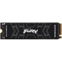 Kingston FURY FURY Renegade M.2 1000 GB PCI Express 4.0 3D TLC NVMe, Unidad de estado sólido negro, 1000 GB, M.2, 7300 MB/s