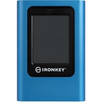 Kingston IronKey Vault Privacy 80 480 GB, Unidad de estado sólido azul/Negro