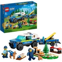 LEGO City Entrenamiento Móvil para Perros Policía, Juegos de construcción Juego de construcción, 5 año(s), Plástico, 197 pieza(s), 434 g