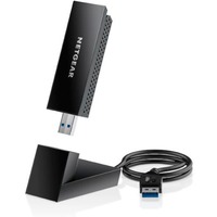 Netgear A8000 WLAN 1200 Mbit/s, Adaptador Wi-Fi Inalámbrico, USB, WLAN, Wi-Fi 6E (802.11ax), 1200 Mbit/s, Negro