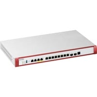 Zyxel USG FLEX 700H cortafuegos (hardware) 15 Gbit/s 15 Gbit/s, 3 Gbit/s, 6300 Mbit/s, 235 BTU/h, IKEv2, IPSec, SSL, Alámbrico