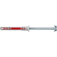 fischer DuoXpand 10x80 FUS R, 562175, Pasador gris claro/Rojo