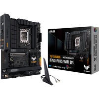 ASUS TUF GAMING B760-PLUS WIFI D4 Intel B760 LGA 1700 ATX, Placa base negro, Intel, LGA 1700, Intel® Celeron®, Intel® Core™ i3, Intel® Core™ i5, Intel® Core™ i7, Intel® Core™ i9,..., LGA 1700, DDR4-SDRAM, 192 GB