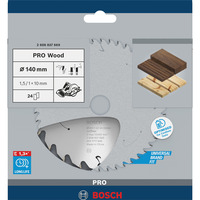 Bosch 2 608 837 669 hoja de sierra circular 14 cm 1 pieza(s) Madera, 14 cm, 1 cm, 1 mm, 10500 RPM, 1,5 mm