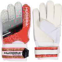 HUDORA Guantes de portero para niños, rojo, Talla S rojo/blanco