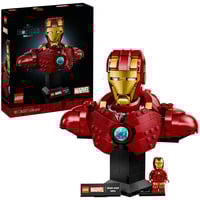 LEGO Busto de Iron Man MK4, Juegos de construcción Juego de construcción, 18 año(s), Plástico, 436 pieza(s), 550 g