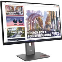 Lenovo ThinkVision P24QD-40 Monitor, Monitor LED negro, 60,5 cm (23.8"), 2560 x 1440 Pixeles, Quad HD, LCD, 6 ms, Negro