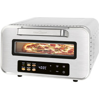 ProfiCook PC-PO 1323 Acero inoxidable, Horno de pizza acero fino cepillado