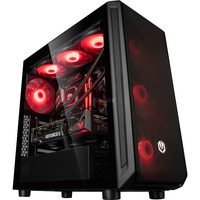 ALTERNATE Custom PC Series • Red Hero Elements Gaming-PC negro/Transparente