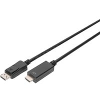 Digitus Cable adaptador DisplayPort > HDMI 4K negro