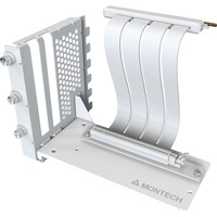 Montech Kit de montaje vertical para GPU, cable elevador PCIe 4.0 blanco