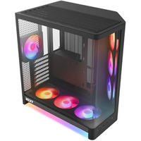 NZXT H6 RGB+ ( 2026 ) Todo Negro, Cajas de torre negro