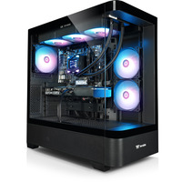 Thermaltake PC-000097-DE, Gaming-PC negro/Transparente