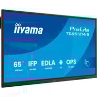 iiyama TE6512MIS-B4AG pantalla de señalización Panel plano interactivo 165,1 cm (65") LCD Wifi 400 cd / m² 4K Ultra HD Negro Pantalla táctil Procesador incorporado Android 24/7, Pantalla de gran formato negro (mate), Panel plano interactivo, 165,1 cm (65"), LCD, 3840 x 2160 Pixeles, Wifi, 24/7
