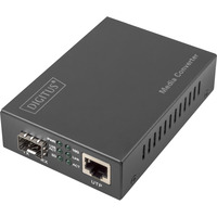 Digitus Convertidor de medios 10 Gigabit negro