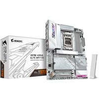GIGABYTE X870E AORUS ELITE WIFI7 ICE Placa base - Soporta procesadores AMD Ryzen 9000, VRM digital de 16+2+2 fases, hasta 8200 MHz DDR5 (O.C.), 3x PCIe 5.0 + 1x PCIe 4.0, Wi-Fi 7, LAN 2.5 GbE, USB 4 blanco, VRM digital de 16+2+2 fases, hasta 8200 MHz DDR5 (O.C.), 3x PCIe 5.0 + 1x PCIe 4.0, Wi-Fi 7, LAN 2.5 GbE, USB 4, AMD, Zócalo AM5, AMD Ryzen 7000 Series, AMD Ryzen 8000 Series, AMD Ryzen 9000 Series, Zócalo AM5, DDR5-SDRAM, 256 GB