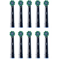 Procter & Gamble Oral-B Pro Cross Action cabezales de repuesto paquete de 10, Cabezal de cepillo negro