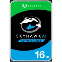 Seagate SkyHawk AI disco duro interno 16 TB 7200 RPM 256 MB 3.5" Serial ATA III, Unidad de disco duro 16 TB, 7200 RPM, 256 MB, 3.5", Serial ATA III
