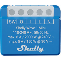 Shelly Wave 1 Mini LR, Relé azul