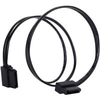 SilverStone CP11 cable de SATA 0,3 m Negro negro, 0,3 m, SATA III, Macho/Macho, Negro