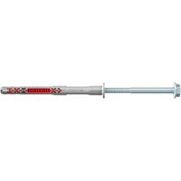 fischer Taco de vástago largo DuoXpand 8x100 FUS, Pasador gris claro/Rojo